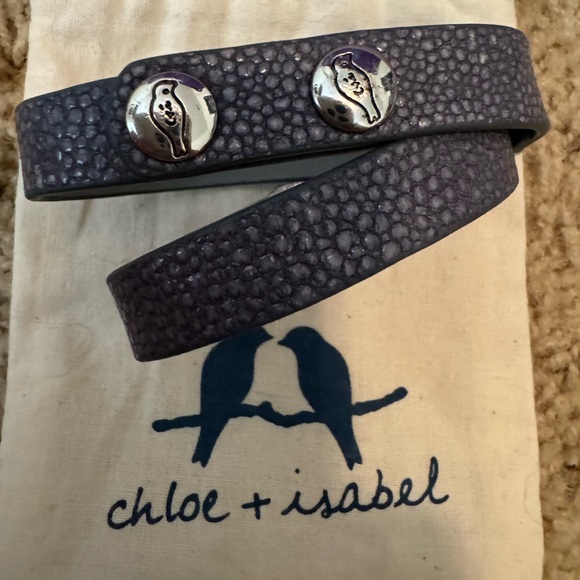 Chloe + Isabel leather wrap bracelet - Picture 2 of 3